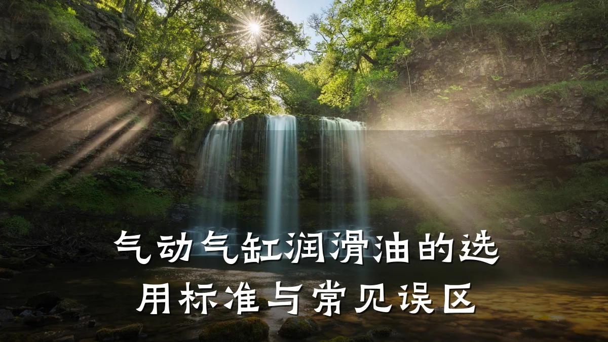 气动气缸润滑油的选用标准与常见误区
