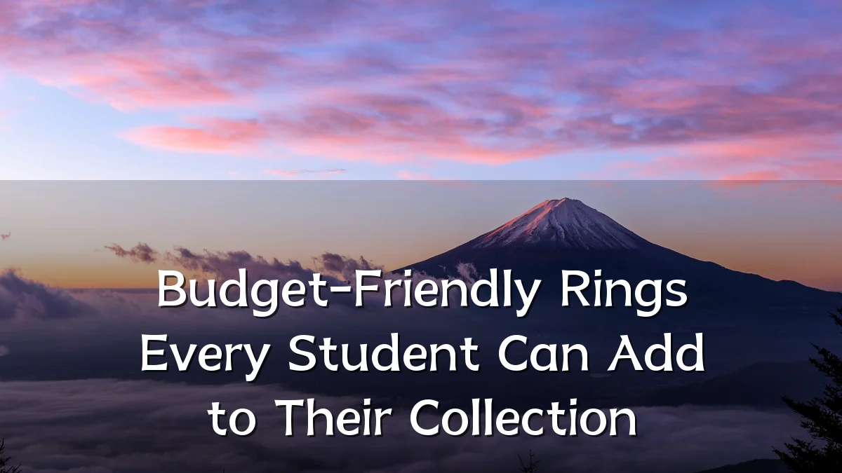 Budget-Friendly Rings Every Student Can Add to Their Collection