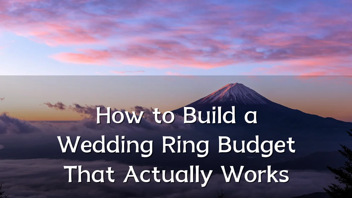 How to Build a Wedding Ring Budget That Actually Works