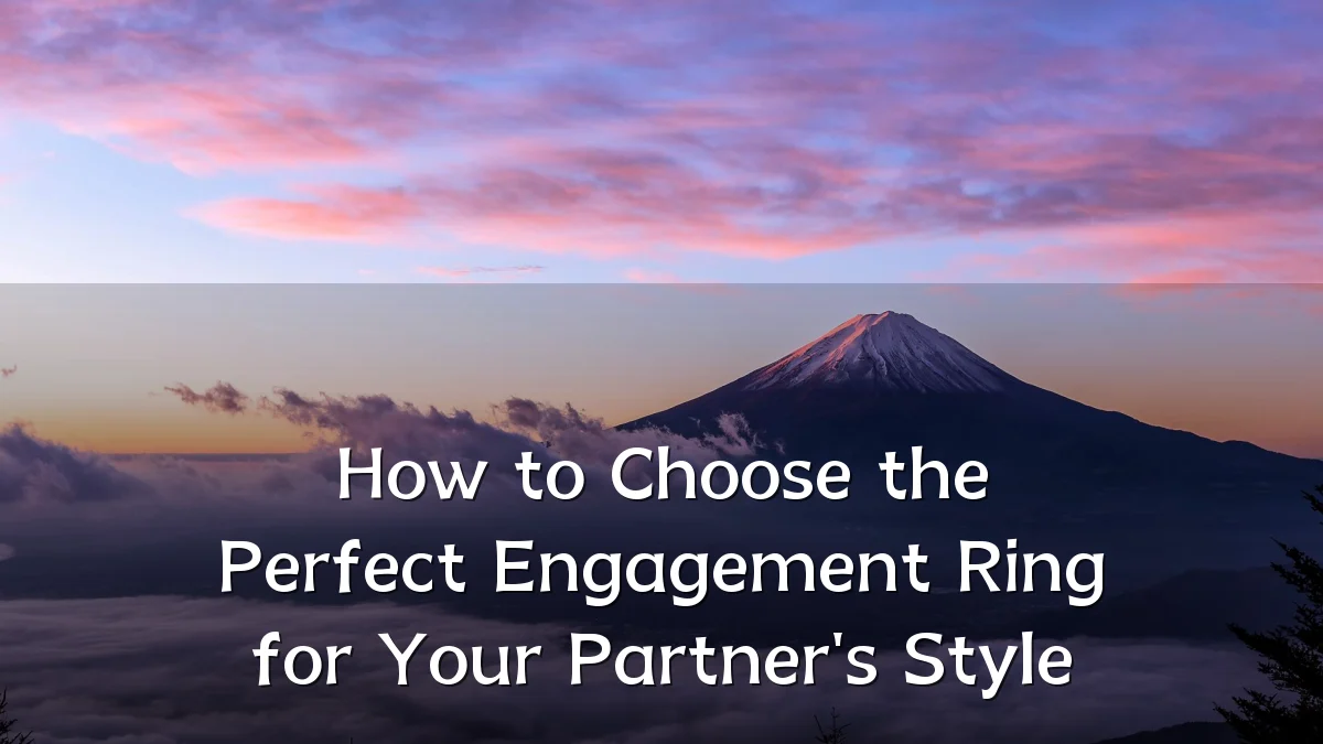 How to Choose the Perfect Engagement Ring for Your Partner's Style