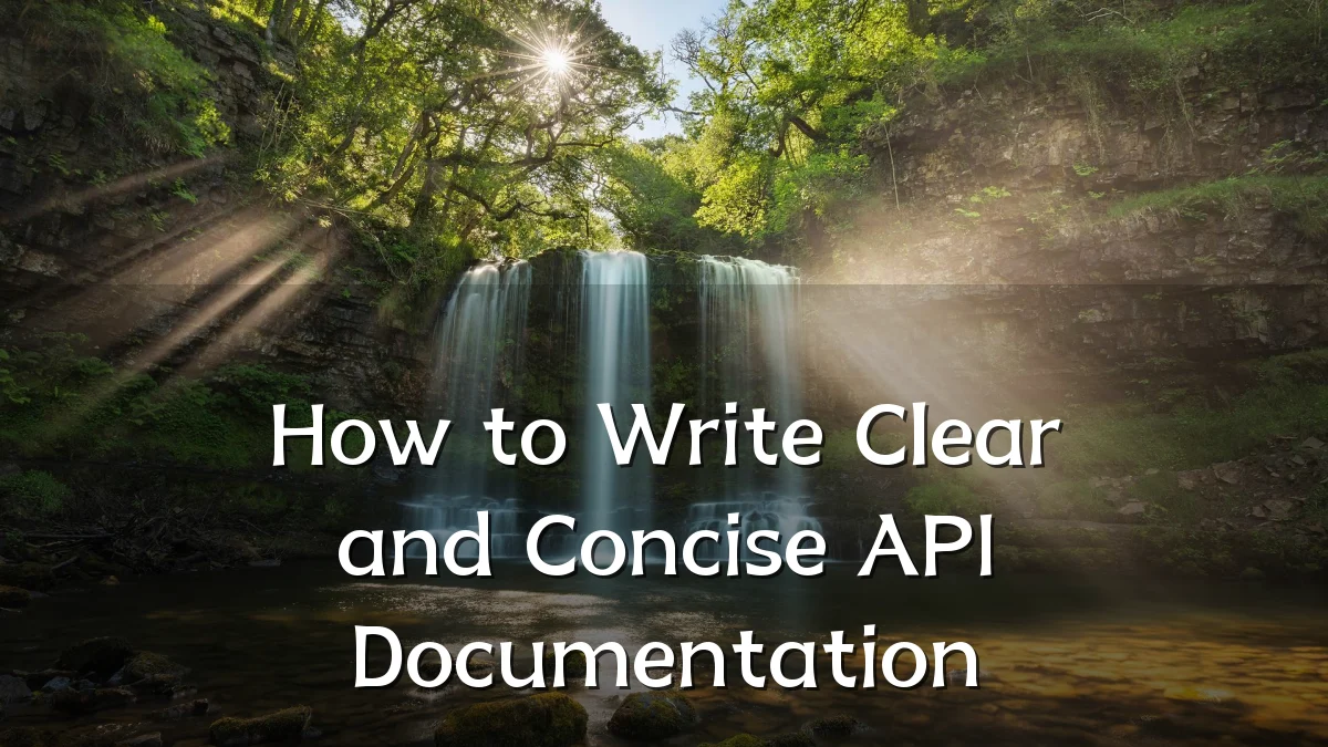 How to Write Clear and Concise API Documentation