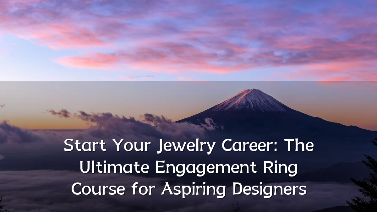 Start Your Jewelry Career: The Ultimate Engagement Ring Course for Aspiring Designers
