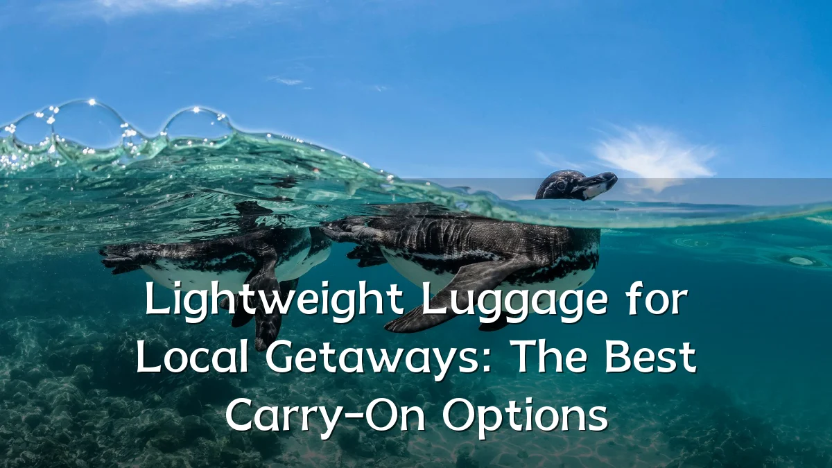 Lightweight Luggage for Local Getaways: The Best Carry-On Options