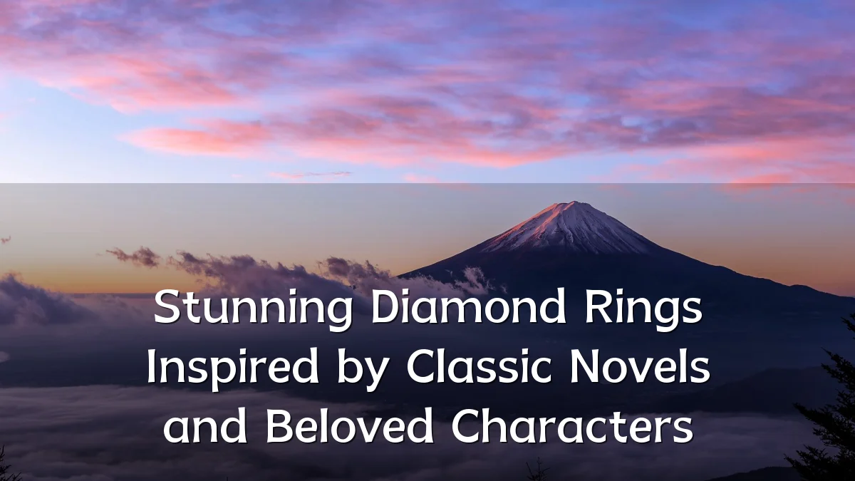 Stunning Diamond Rings Inspired by Classic Novels and Beloved Characters
