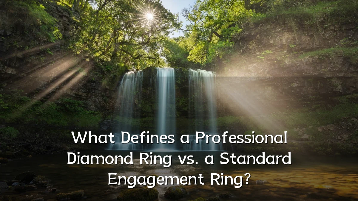 What Defines a Professional Diamond Ring vs. a Standard Engagement Ring?